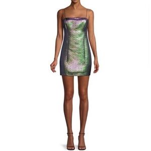 Likely Metallic Dress